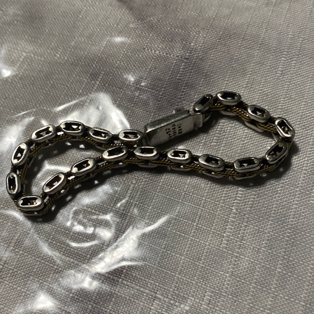 Unisex bracelet silver from Mexico 20cm